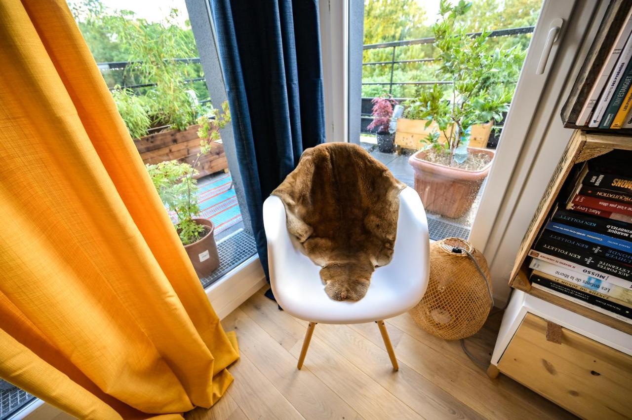 L'Olympique: Appartement Cosy, Vue Canal Grande Terrasse Et Parking Vaires-sur-Marne Экстерьер фото