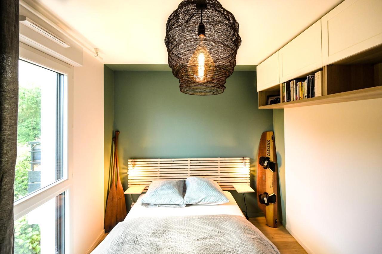 L'Olympique: Appartement Cosy, Vue Canal Grande Terrasse Et Parking Vaires-sur-Marne Экстерьер фото